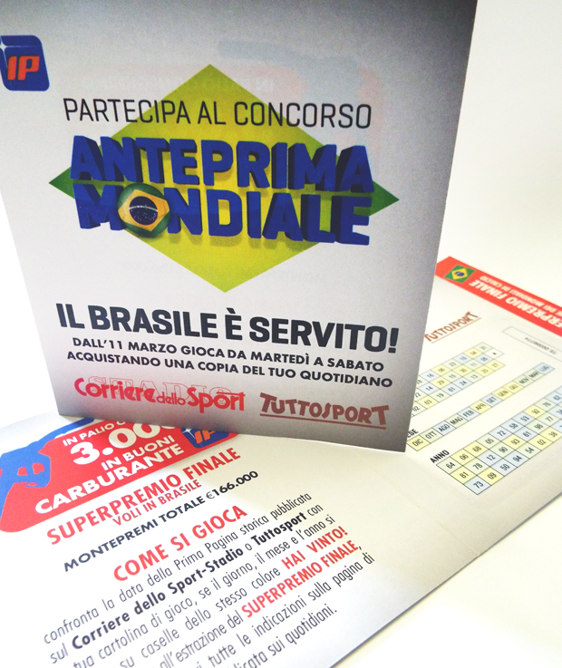 Corriere dello Sport promotional world cup colourmatch game