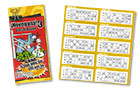 Novegana promotional bingo card produced by IGI Europrint