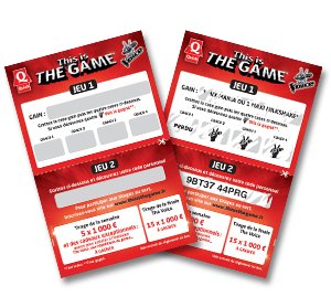 Promotional Scratch Cards